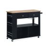 Julien Kitchen Trolley on Wheels black