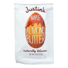 Justin's Nut Butter Squeeze Pack - Almond Butter - Maple - Case of 10 - 1.15 oz.