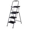 Goplus New Hd 3 Step Ladder Platform Folding Stool 330 Lbs Capacity Space Saving W/tray