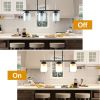 3 lights industrial kitchen island lighting; glass linear chandelier; kitchen island living room pendant light