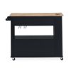 Julien Kitchen Trolley on Wheels black