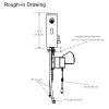 1 Hole Faucet/BN Sensor Hot/Cold