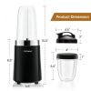 1000W Portable Blender with 6-Blade Design