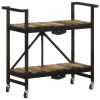 Kitchen Trolley 34.2"x14.2"x31.9" Solid Reclaimed Wood