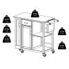 Douglas Utility Kitchen Cart, Natural