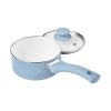 12pc Ceramic Cookware Set; Blue Linen