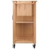 Douglas Utility Kitchen Cart, Natural