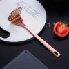 Copper Kitchen Utensils Set; 13 Pieces Stainless Steel Cooking Utensils Set With Titanium Rose Gold Plating; Non-Stick Kitchen Tools Set With Holder