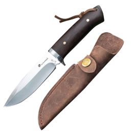 Straight Knife Outdoor Survival Knife Wilderness Survival Knife Self-defense Pocket Knife High Hardness (Option: 1 Style)