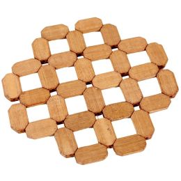 Household Anti Scalding And Thermal Insulation Wooden Meal Mats (Option: Pane)