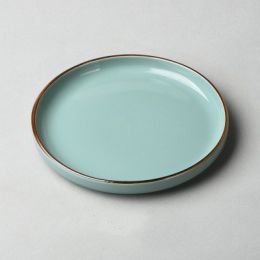 Cutlery Western Ceramic Household Dish Round Dinner Plate (Option: Style53)