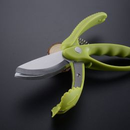 Kitchen  Vegetable Salad Scissors Double Edge Serrated (Option: 9 Inches)