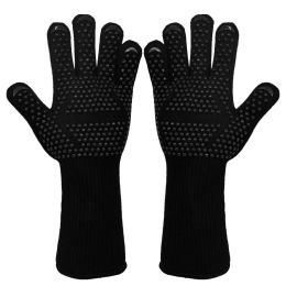 Spot Heat Insulation Barbecue Kitchen Baking Thick And High Temperature Resistant Oven Anti-scald Microwave Oven Gloves (Option: 8style-Average Size-21style)