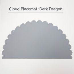 Plastic Placemat Children's Table Waterproof (Option: Dark Gray)