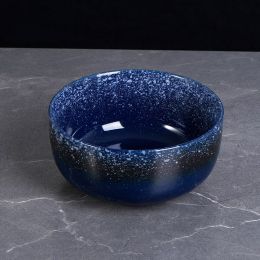 Japanese Ceramic Wholesale Retro Soup Bowl Salad Bowl Tableware (Option: Starry sky-6.5inchl 160x78mm-6PCS)