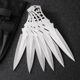 Outdoor Darts Hand Sword Tang Wushu Throwing Knife Xiao Li Flying Knife (Option: White shark-6PCS)