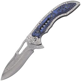 Camping Carry On Pocket Gift Collection Knives (Color: Blue)