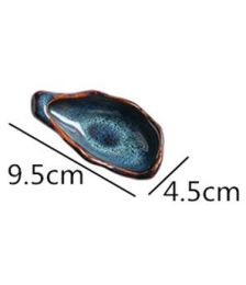 Creative Ceramic Oyster Shaped Tableware Plate (Option: Color-S)