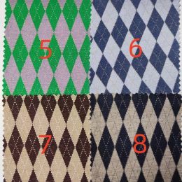 Yarn-dyed Jacquard Checkerboard Checked Men's And Women's Luggage Fabric Knitted (Option: Color8-4m)