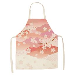 Cartoon Cat Digital Printing Sleeveless Apron (Option: W02301-68x55cm)