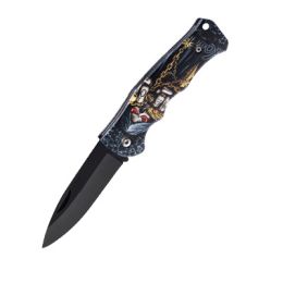 Multifunctional Portable Stainless Steel Knife Camping Folding Knife (Option: K03)