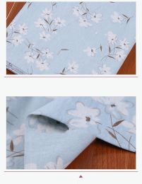 Household Cloth Cotton Hemp Blend Fabric Garden Style Magnolia (Option: Magnolia-4m)