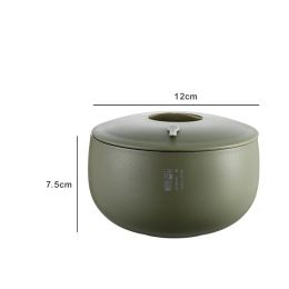 316 Material Japanese Stainless Steel Bowl Household Hotel Tableware (Option: 12CM Green With Cover)