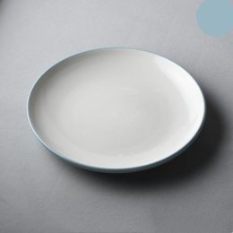 Cutlery Western Ceramic Household Dish Round Dinner Plate (Option: Style10)