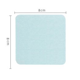 Diatomite Coaster Cup Bathroom Soap Box Hydrophilic Pad (Option: Green 8x8cm)