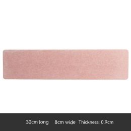 Diatomite Coaster Cup Bathroom Soap Box Hydrophilic Pad (Option: Pink 30x8cm)