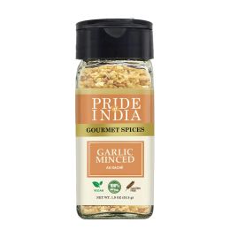 Pride of India â€šÃ„Ã¬ Garlic Minced â€šÃ„Ã¬ Gourmet Seasoning â€šÃ„Ã¬ Ideal for Dips/Sauces/Bread/Salad/Stir-Fries â€šÃ„Ã¬ Ideal Pantry Condiments â€šÃ„Ã¬ Easy to Use (size: 1.9 oz)