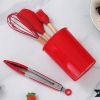 Silicone Kitchen Utensils Set 38 Pieces and Utensil Holder