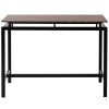 5-Piece Kitchen Counter Height Table Set, Industrial Dining Table with 4 Chairs