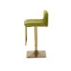 Bar Stools - Swivel Barstool Chairs with Back, Modern Pub Kitchen Counter Height,velvet, ( 1pc/ctn )