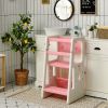 Kids Kitchen Step Stool with Double Safety Rails