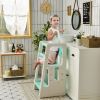 Kids Kitchen Step Stool with Double Safety Rails