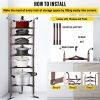 6-Tier Cookware Stand; Carbon Steel Multi-Layer Pot Rack; 61.2-inch Cookware Shelf; Matt Cookware Storage Tower; Unassembled Kitchen Corner Shelf Rack