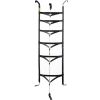 6-Tier Cookware Stand; Carbon Steel Multi-Layer Pot Rack; 61.2-inch Cookware Shelf; Matt Cookware Storage Tower; Unassembled Kitchen Corner Shelf Rack