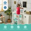 Kids Kitchen Step Stool with Double Safety Rails